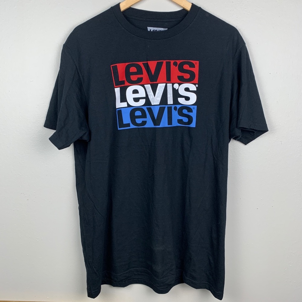LEVIS Black Short Sleeve T-Shirt